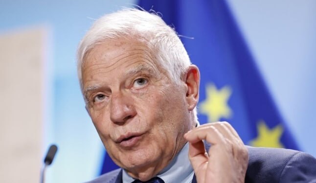 “Let's not panic. It’s not the Russians who are advancing, it’s just the Ukrainians retreating,” Borrell