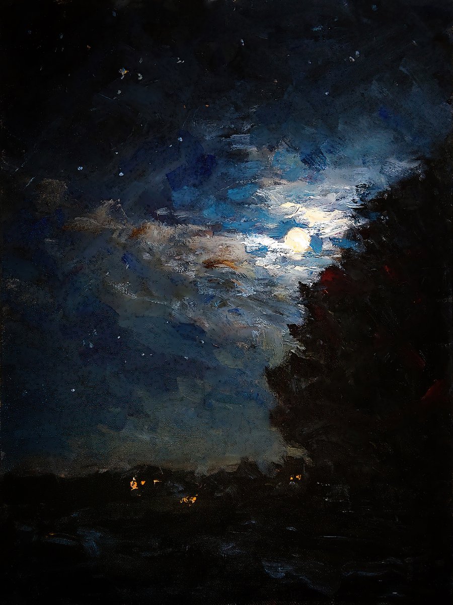 Moonlight, My oil painting