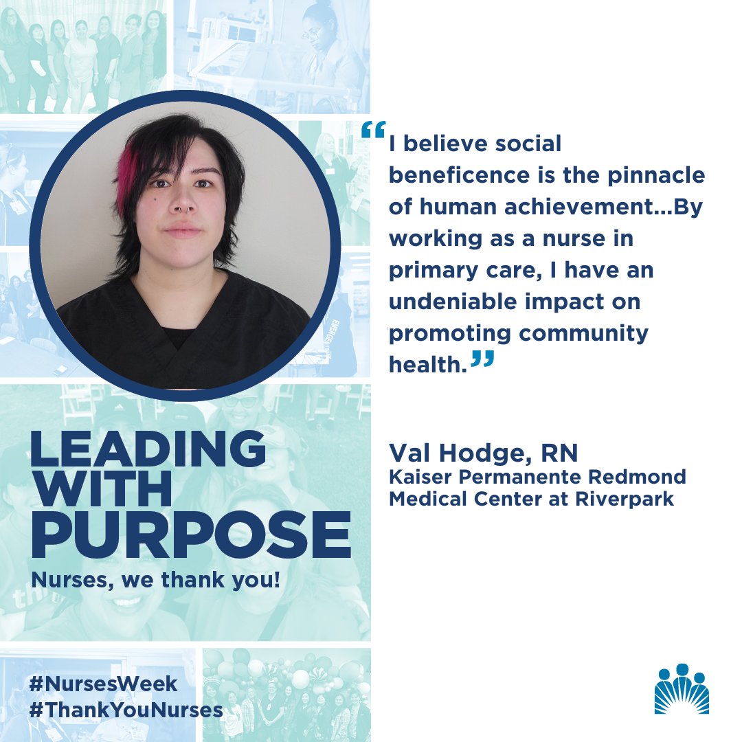 This #NursesWeek, we celebrate and honor the dedication of nurses who deliver exceptional care to our members every day. A special shoutout to Val Hodge, RN at Redmond Medical Center at Riverpark for their outstanding commitment to care. #NursesWeek2024 #ThankYouNurses