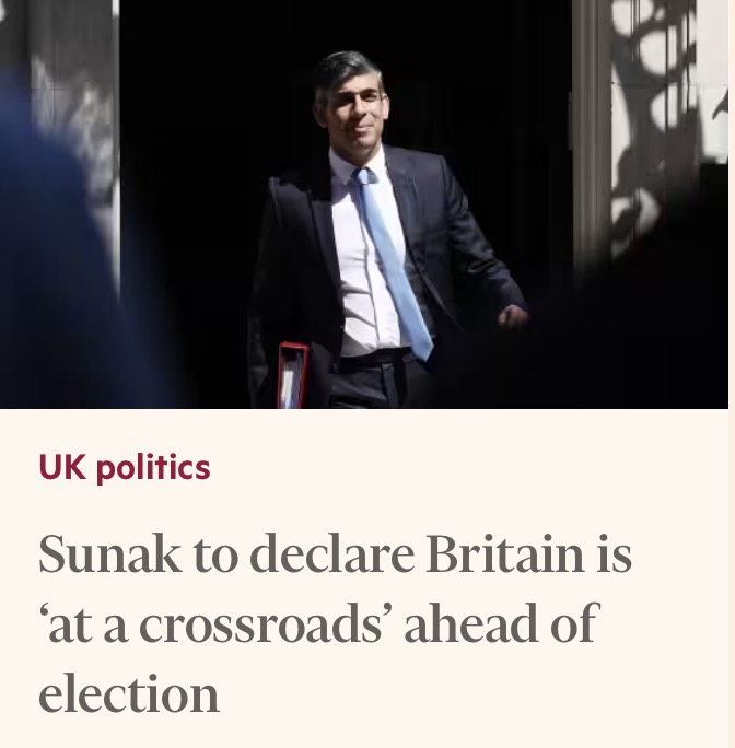 Mate. The election IS the crossroads. Can we cross it now please?