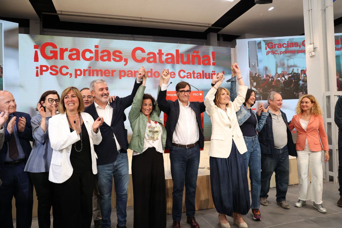 🌹 A #Catalunya i #LHospitalet guanyen els socialistes!! És el moment d’obrir una nova etapa amb @salvadorilla com a President per avançar a través del diàleg, el respecte i la convivència. Amb un Govern per unir i servir a tots i totes els catalans. Endavant, Salvador✊
