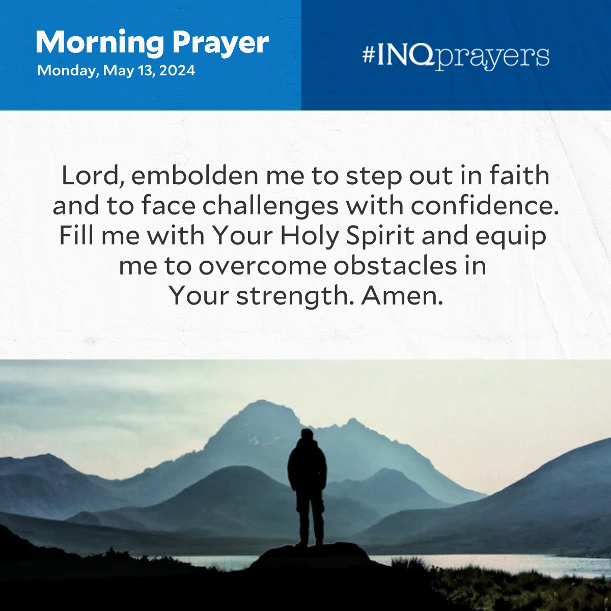 Today's Morning Prayer. #INQPrayers