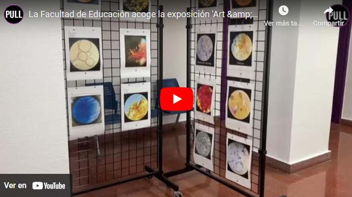 #Videomóvil La Facultad de Educación acoge la exposición ‘Art & Science: other worlds’: periodismo.ull.es/la-facultad-de… @ULL #PeriodismoULL #AprendizajeServicio #ODS