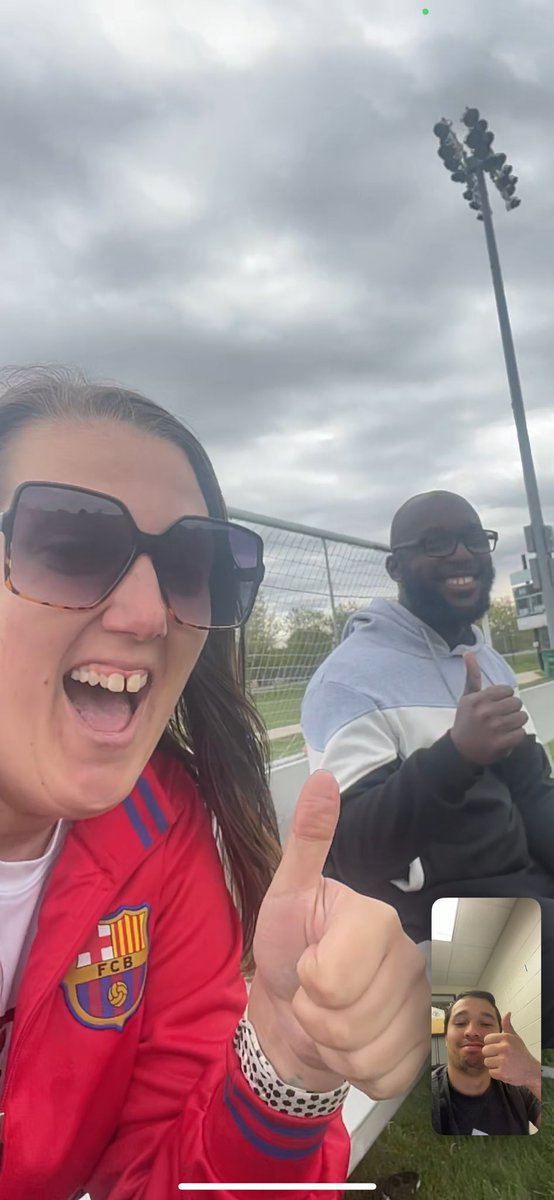 abbyhammer's tweet photo. While clearing out my phone, found this goofy pic of me, @yemztoye, and @yepez_roberto (via FT). With @JunctionFCIL kicking off THIS WEEK 🤯, I thought I’d reshare this so we can all officially memorialize @ILProSoccer because Yemi and I are moving on. Finally. 🚂⚽️😂 https://t.co/aM0wtGrILz