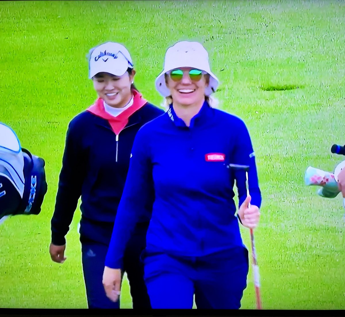Congrats Rose. Incredible finish. Plenty of reasons to smile this week, @msagstrom! Amazing playing! You were a class act as always. @ANNIKA59 and I are proud of you!! @LPGA @LPGAfounders