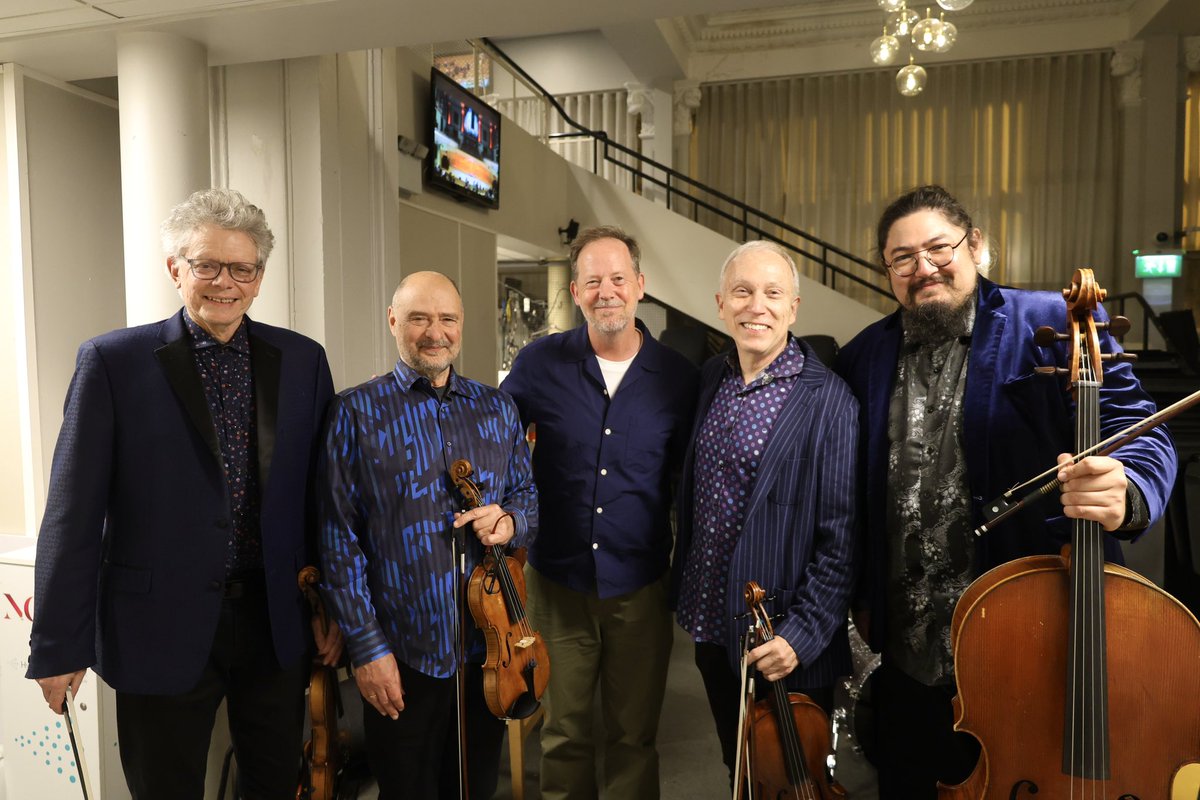 Such a great honour to welcome @kronosquartet for a magnificent performance @NCH_Music tonight, in our #Perspectives series and part of their 5 decades tour. First time I’ve ever heard Popping Candy used as a musical device. 💥💥💥🙏🙏🙏👏👏👏