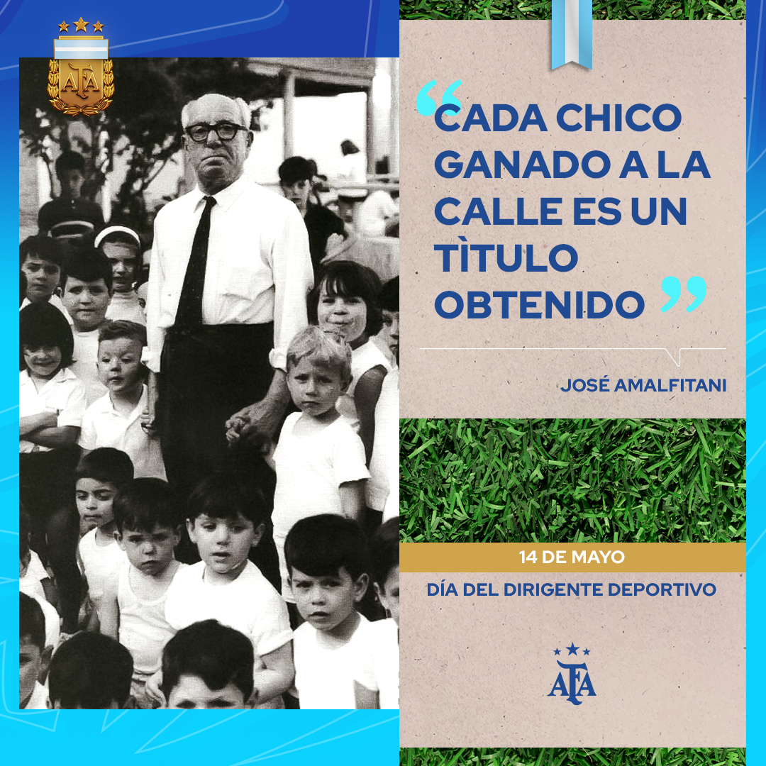#Efemérides 🧐 Hoy se conmemora un nuevo día del Dirigente Deportivo al cumplirse el 55° aniversario del fallecimiento de José Amalfitani, histórico presidente de @Velez.