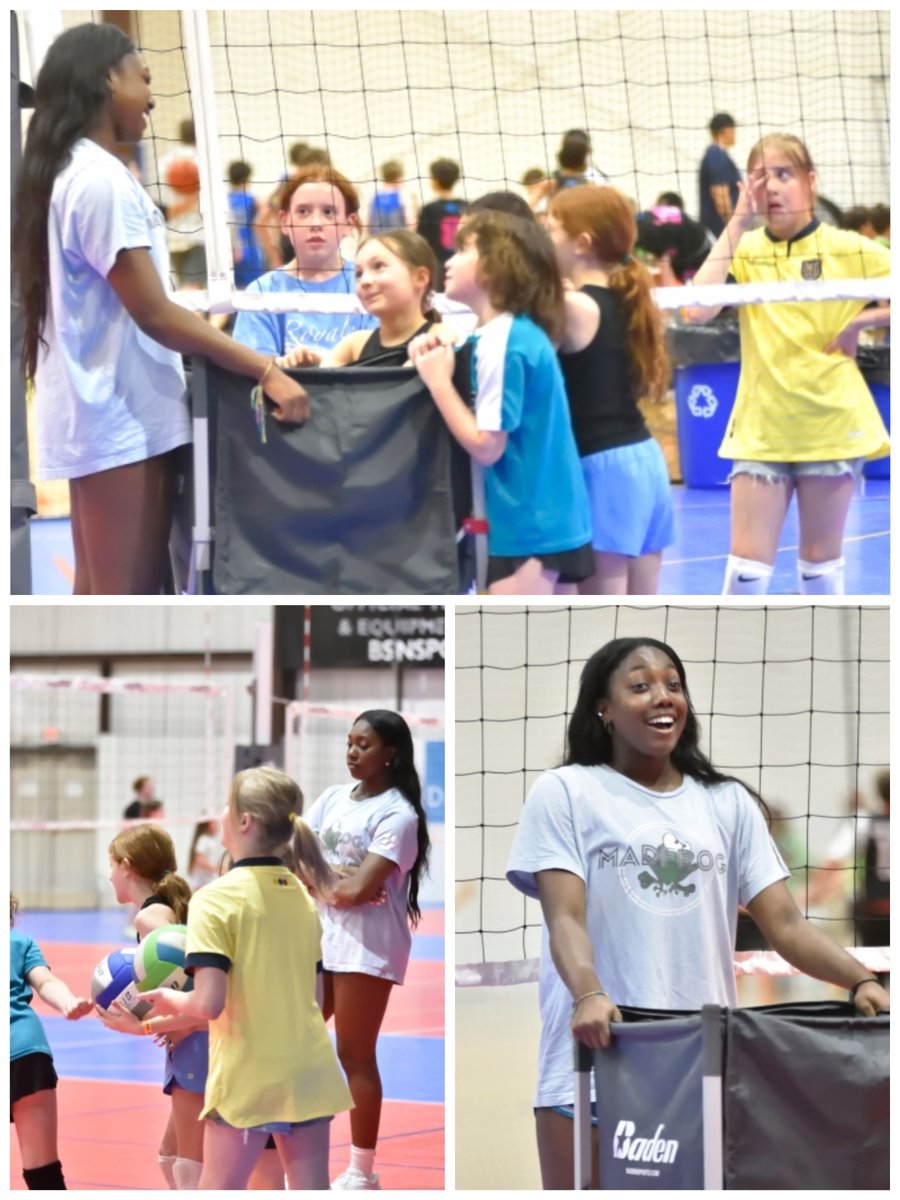 My little ones remind me of me. They are like sponges and they just soak it all up. #playvolleyball #theygotnext