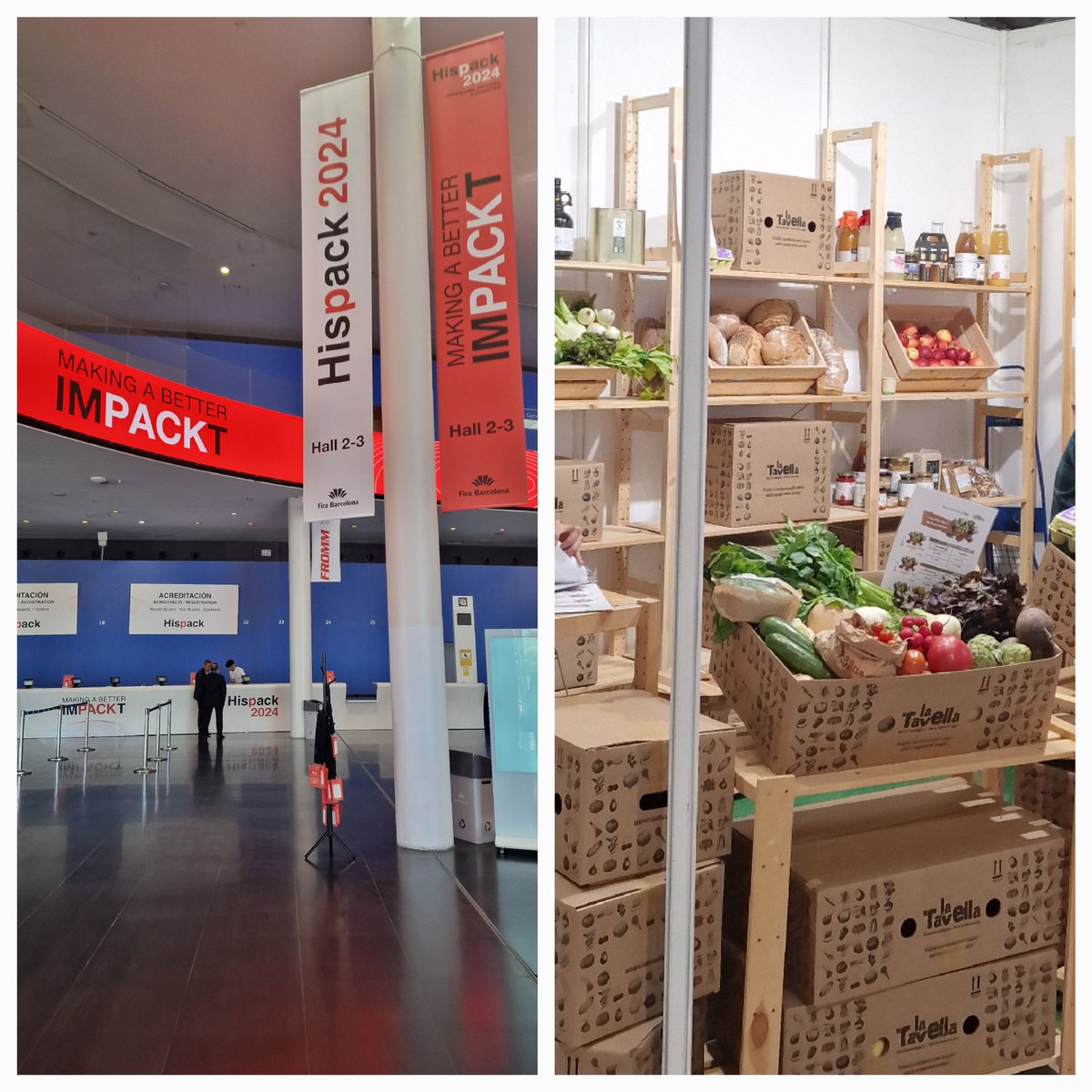 Esta semana hemos participado en dos encuentros bien diferentes: productores locales y responsables con la salud planetaria (<a href="/biocultura/">BioCultura</a>) y empresas de #packaging que aún no tienen las soluciones para reducir los materiales de un solo uso (<a href="/Hispackbcn/">Hispack</a>) especialmente #alimentacion