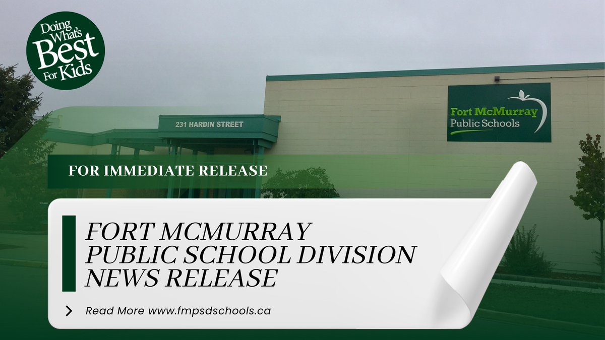 FMPSD is closely monitoring the situation around Alberta Wildfire MWF-017; all Fort McMurray Public Schools will be open tomorrow, Monday, May 13, 2024. Read more: fmpsdschools.ca/news/post/fmps… @annaleeskinner @LindaMywaart #FMPSD #YMM #RMWB