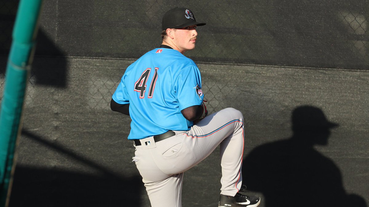 In an age of pitchers trying to improve their velocity, #Marlins No. 28 prospect Emmett Olson has lived off a low-90s fastball.

Dominating with it at two levels this season, the 2023 fourth-rounder has finessed his way to 30 K's in 27 2/3 IP: atmlb.com/4dzglpt