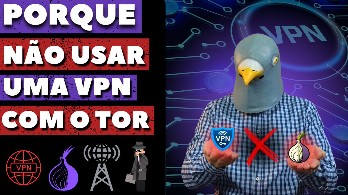 NÃO use VPN e TOR - A Dupla que Compromete Sua Segurança Online 

youtu.be/HGcBrBtkk-4

#vpn #tor #segurançanainternet #vpnxtor #privacidadedigital #dicasdecibersegurança #tecnologiasegura #bolhasec