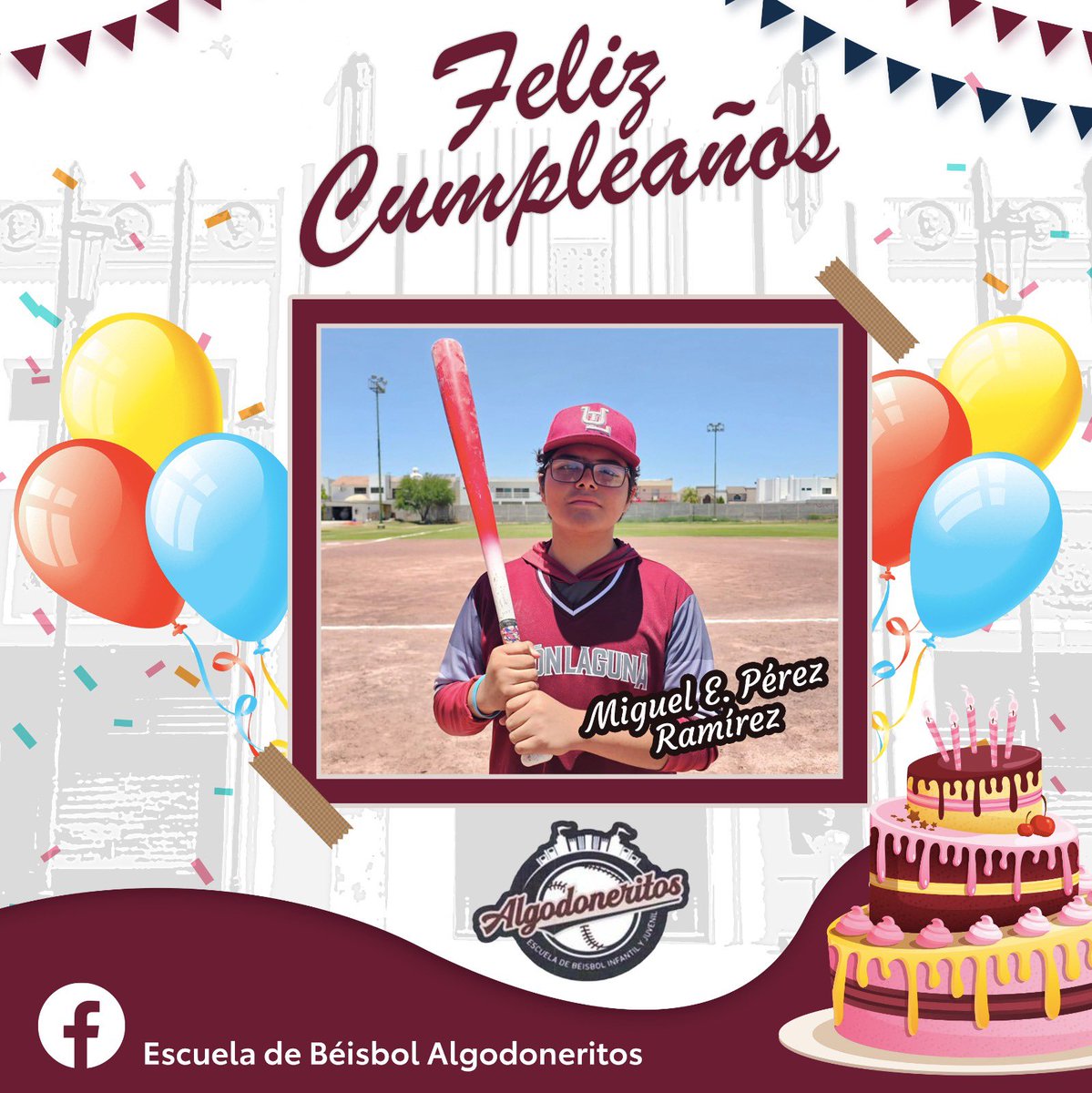 Algodoneritos_'s tweet photo. Vamos a cantarle las mañanitas a Miguel Emiliano Pérez, nuestro #Algodonerito que cumple 14 años 🤩

Te mandamos un abrazo fuerte y te deseamos lo mejor… feliz cumpleaños 🥳 https://t.co/d0d0SbG5U4