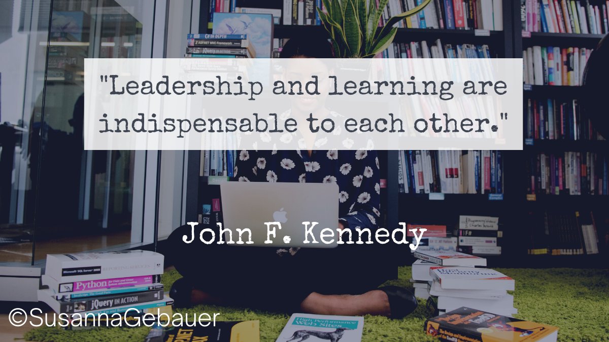 Do you want to lead? Then you have to learn! 

You don't have to be the expert to lead but you need to learn enough to know what you are talking about. 

Learning is an integral part of success.
