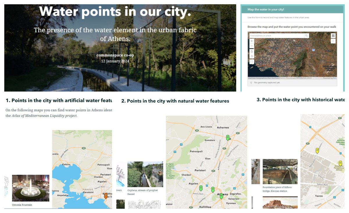 Map the water in your city!  - @vglobal <a href="/eurogeography/">eurogeo</a> 
 see our great new story map:  Athens - Water points in our city survey123.arcgis.com/share/3c412969… - interested in making your own - then why not complete this survey for your own city arcg.is/1ne95S0  thanks to our Greek Team