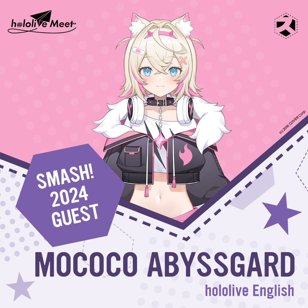 💖 As announced by @bofospodcast, our final guests of 2024, @fuwamoco_en, otherwise known as the ’Twin Demonic Guard Dogs’ of hololive English. ⏰ Get your tickets to SMASH! 2024 now! 👉🏽 tinyurl.com/smashconticket… #FuwaMoco #HololiveEnglish #smashcon2024 #smashcon2024guest