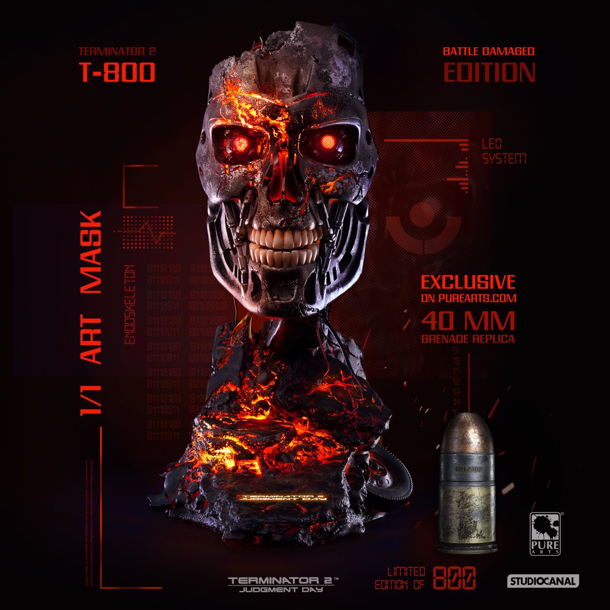 The 12th of May! Happy Terminator Day! Can you believe it's been 40 years since that Thursday that Kyle Reese and the first Terminator travelled back in time to find Sarah Connor? Celebrate with our epic Terminator collection ⬇️ ow.ly/rNUA50RsPfP