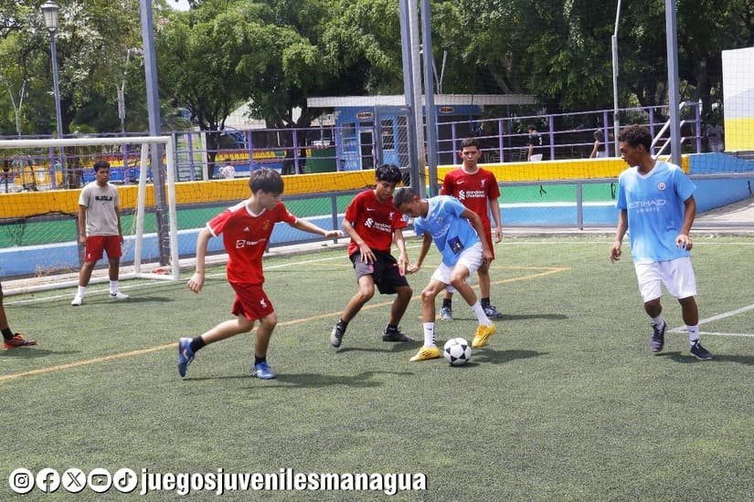 #Nicaragua Arranca primera etapa de fútbol sala de los Juegos Juveniles 2024 de la Alcaldía de Managua