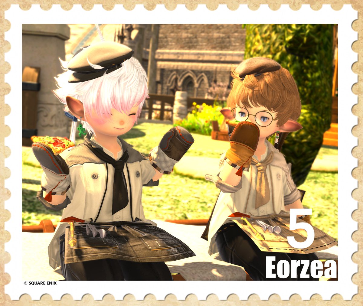 「今日はピザの気分🍕」

#FF14 #おはララ #切手風SS
© SQUARE ENIX