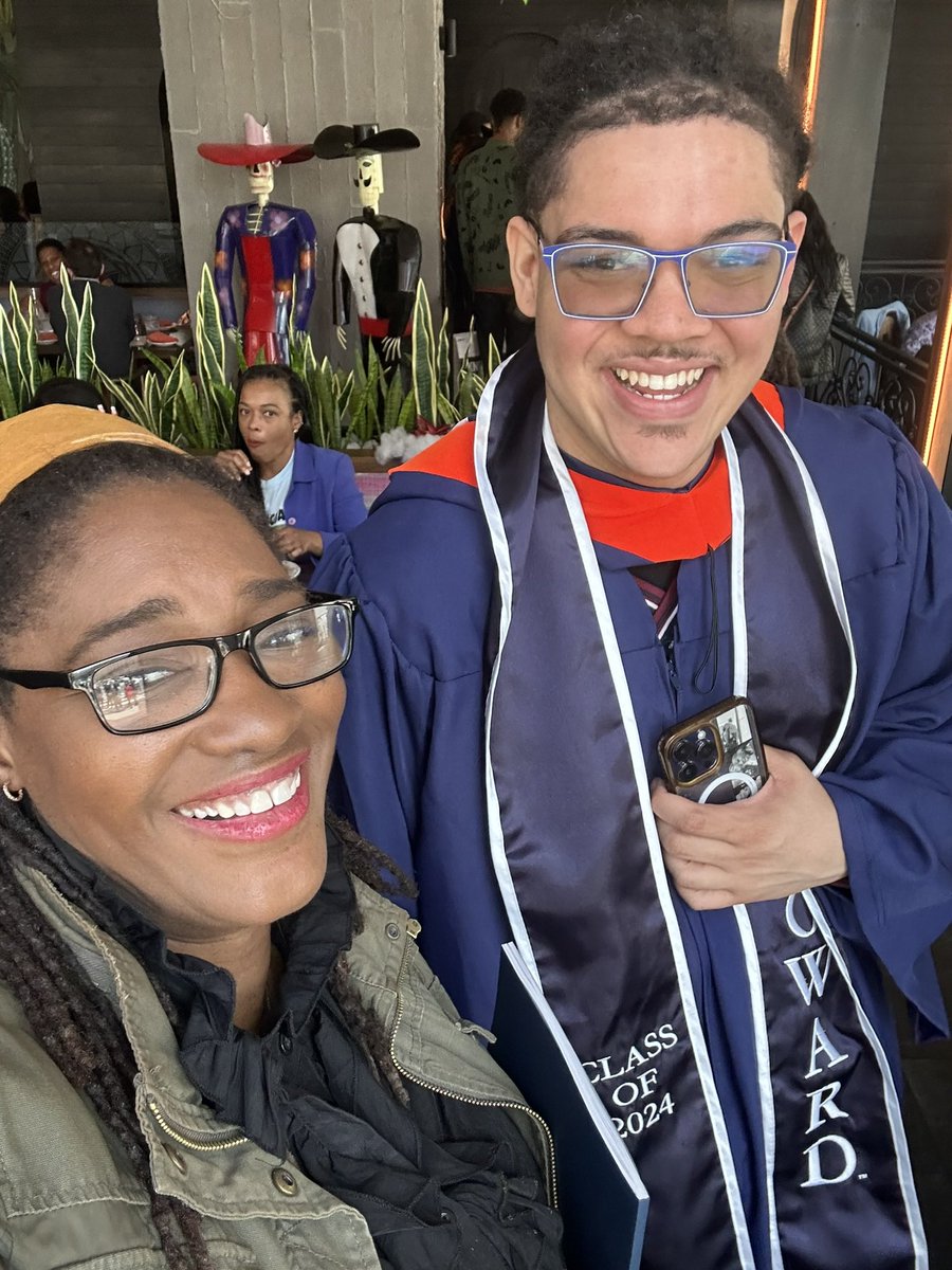 I snuck to DC to watch Kobe Petrus graduate from Howard University. A recipient of the Juanita Howard scholarship for a student that chooses an HBCU, his success feels like a gift to my late mother, who I named the scholarship after, on this Mother’s Day.