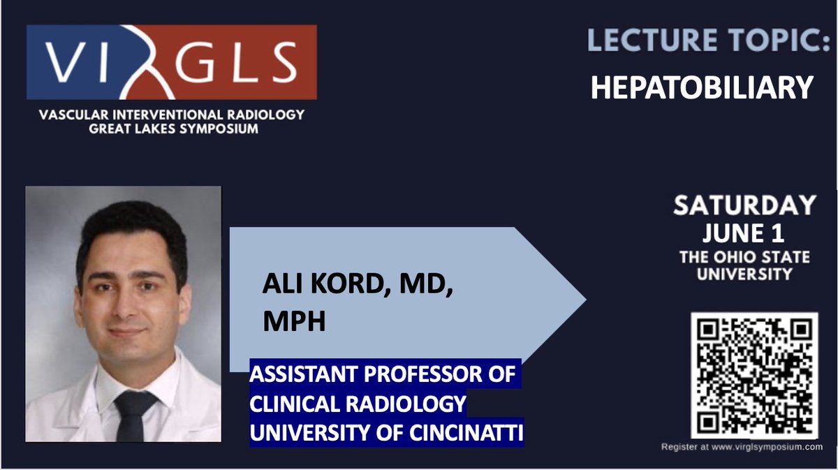 VIRGLS 2024 (@virglsymposium) on Twitter photo ✨Speaker Spotlight✨
Excited to welcome Dr Kord (<a href="/KordAMD/">Ali Kord, MD, MPH, MHA</a>) as he presents his insights on the management of Hepatobiliary conditions through the use of IR
Register today to secure your spot! Link in the bio! 
#IRad #futureradres #hepatobiliary ✨Speaker Spotlight✨
Excited to welcome Dr Kord (<a href="/KordAMD/">Ali Kord, MD, MPH, MHA</a>) as he presents his insights on the management of Hepatobiliary conditions through the use of IR
Register today to secure your spot! Link in the bio! 
#IRad #futureradres #hepatobiliary