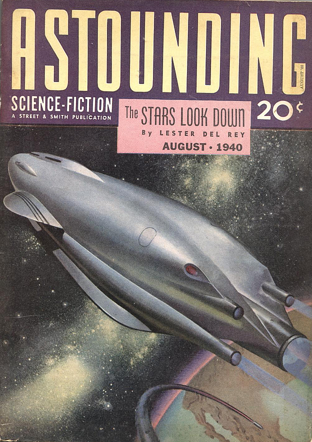SFEncyclopedia's tweet photo. Artist Hubert Rogers died on this day, so here's some of his 1939/1940 magazine cover art: https://t.co/sKo1uRcblG