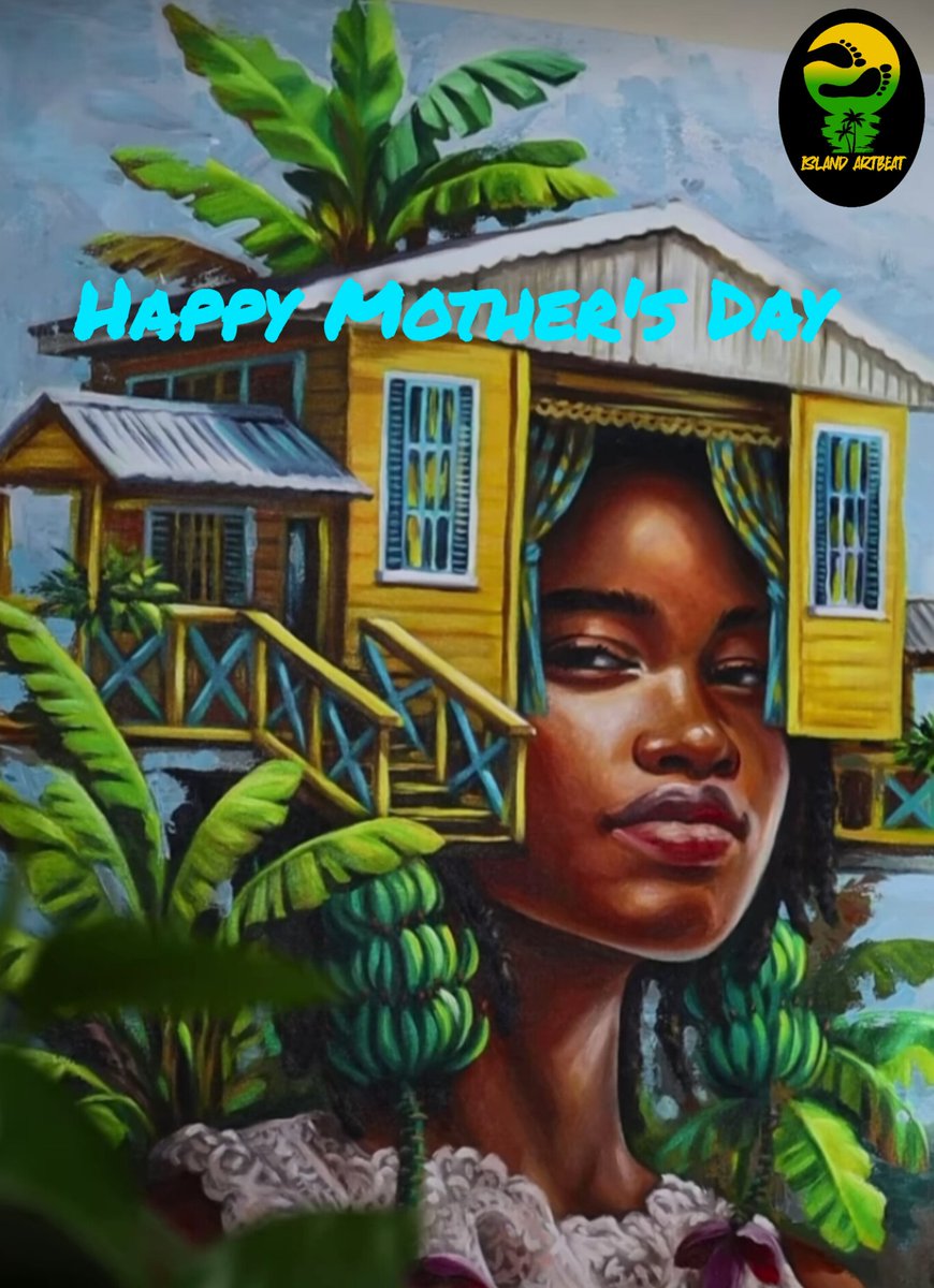 There is no love like a Jamaican mamma's love!  

Young Jamaican artist Kamaal Manborde captures the spirit of the Jamaican woman all too well in this artwork on location at Liguanea Art Festival two Sundays ago.

#HappyMothersDay #jamaicanart