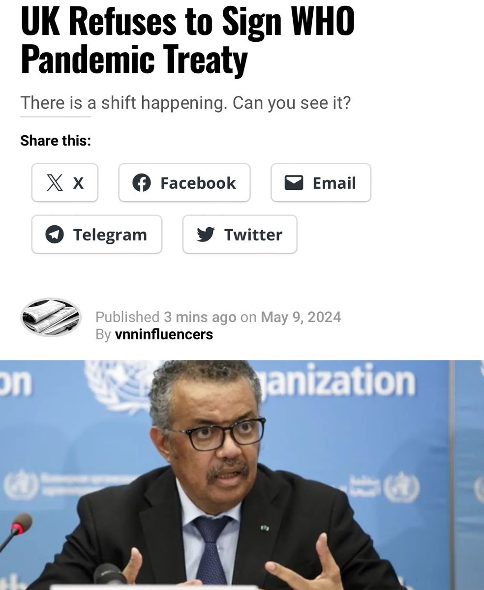 Are you gonna be silent when the United States signs the treaty? I believe they will what do you think?