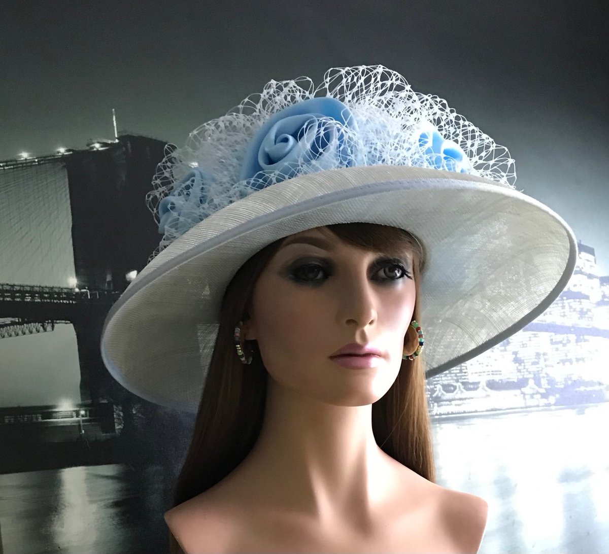 Excited to share the latest addition to my #etsy shop: Light blue natural fibre hat by cappelli condici summer / spring / blue hat / formal/ wedding / Royal Ascot / Cappelli Condici / church etsy.me/3yhlLoU #blue #wedding #formalevent #lightblue #floral #formal #stylish