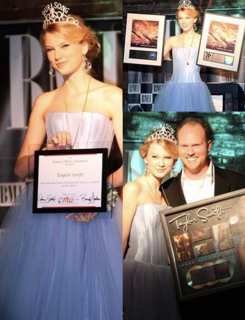 16 years ago today, taylor at her prom-themed party, celebrating 'our song' being #1 for multiple weeks and reaching 3 times platinum. may 12, 2008
