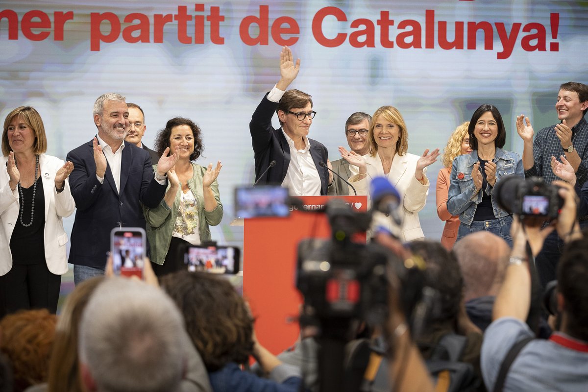🌹 Després de 45 anys d'història, el PSC ha guanyat en vots i en escons les eleccions al Parlament de Catalunya! Moltes gràcies per fer-nos confiança!