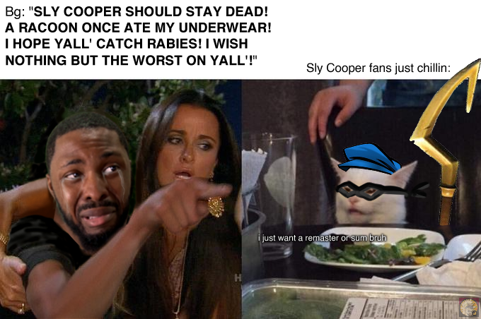 🦝
#slycooper #HatersGonnaHate