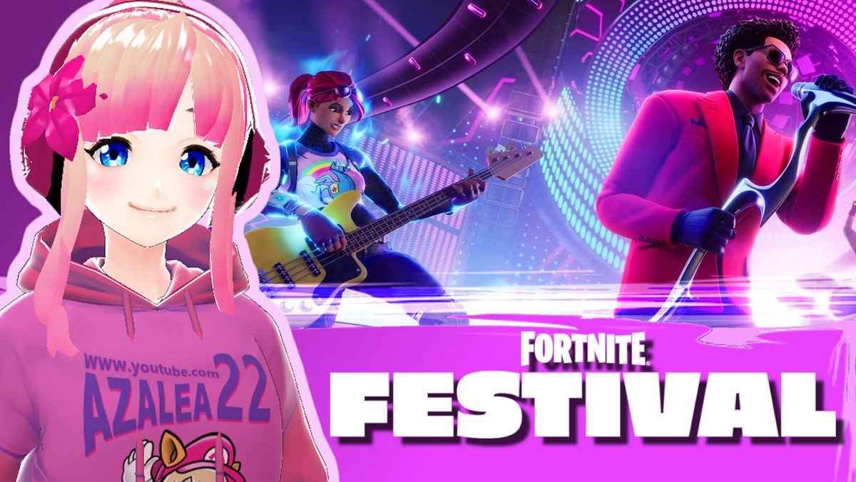 🌸Join me playing Fortnite Festival and viewer requests with viewers! ➡️Watch here: youtube.com/watch?v=PV0B4a… via @YouTube & twitch.tv/azalea22gamer • LIVE Sunday, May 12 at 6:30pm CST #familyfriendly English Indie #Vtuber #livestream #YouTube #NintendoSwitch #VTuberUprising