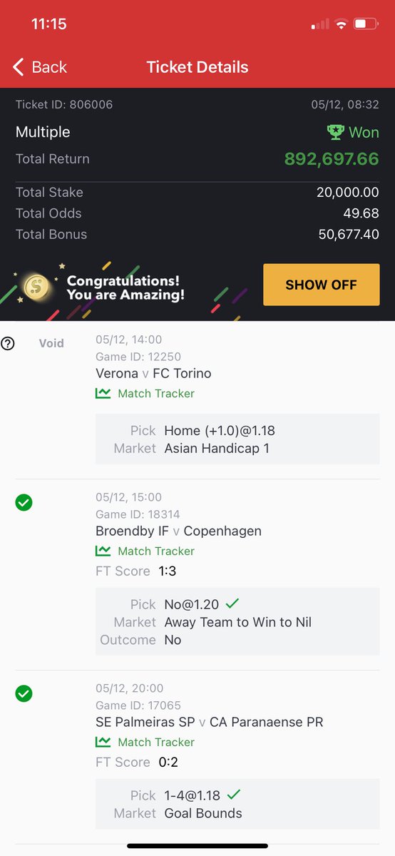 Only those who try can win 🤩🤩🤩💥💥💥🎉🎉🎉🎉🤩🤩🤩⭐️⭐️⭐️⭐️💥💥💥💥💥🎆🎆🎆🎆🎆💥💥💥 50 ODDD IN THE BAG 🎉🎉💥💥 More games 👉 t.me/jondreytips007 Drop aza and retweet ⭐️⭐️😎😎 @Promisepunta @Emmanuel_Tips