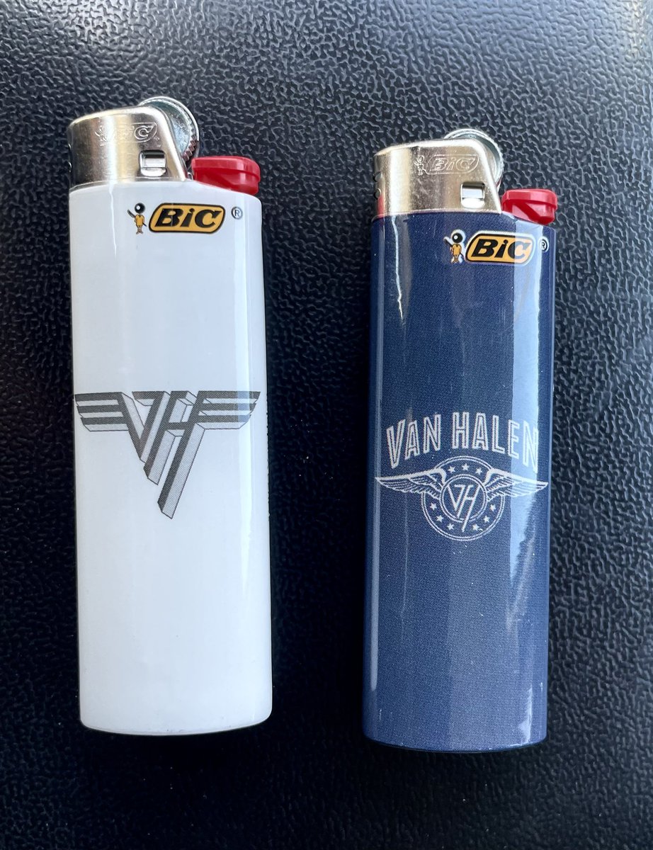 Hey Rockers! HUGE score today. 2 Van Halen lighters for my collection. I already have 2 different from these ones. Never seen them before. And where did I find them you ask?? At the dollar store!!