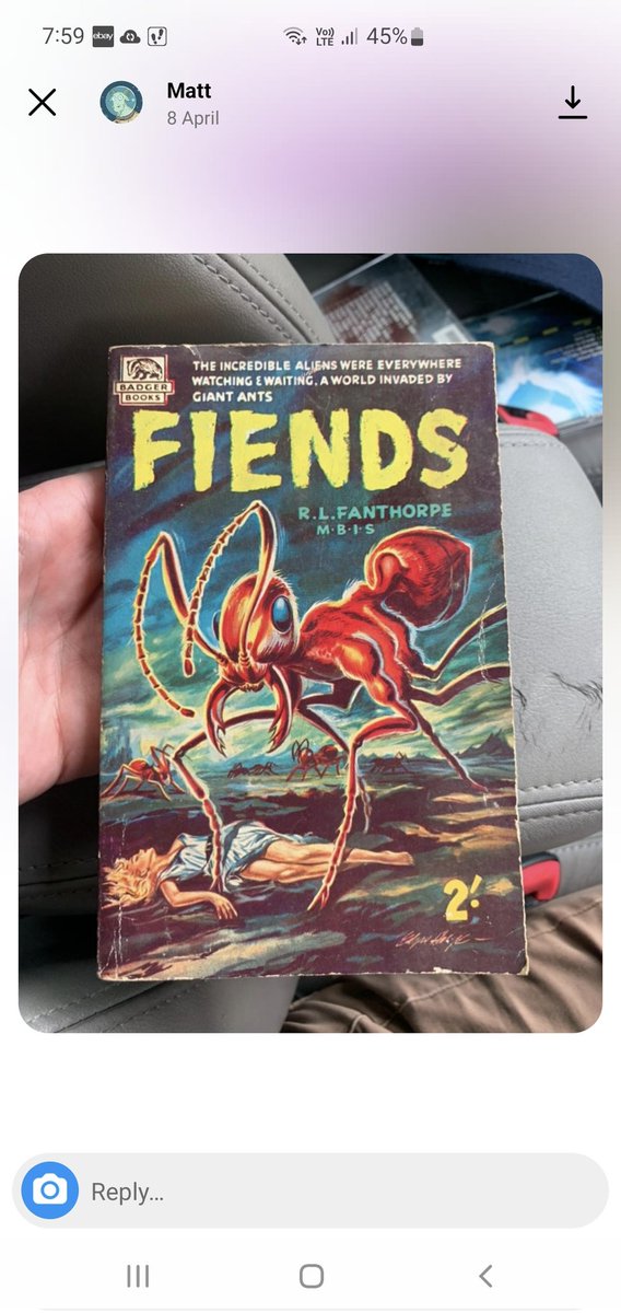 A friend of mine picked this up. How good does this look! Now off to find a copy 
#horrorbooks #creaturefeature #bookish #bookcommunity #horrorcollector