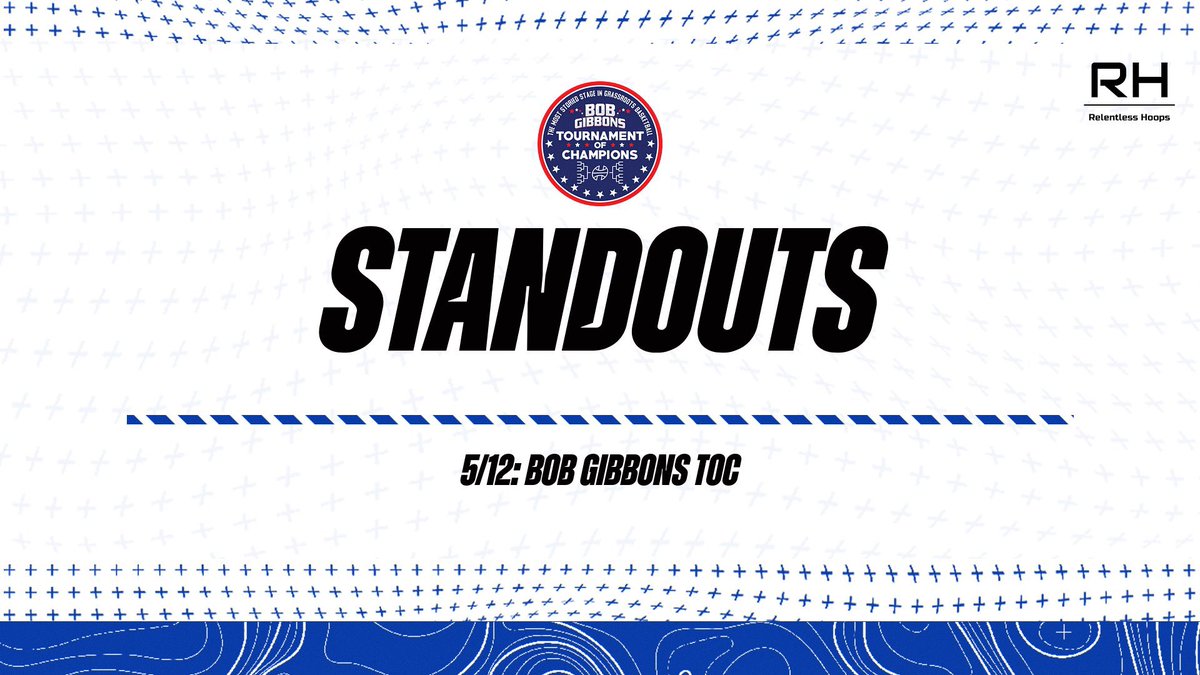Some Standouts From Championship Sunday At The Bob Gibbons TOC:
Dawson Gilbert
Chadlyn Traylor
Owen Ritger
Adonis Brown
Trey Maddox
Will Dopfer
Osby Cavin
Miles Clanton
Zakariyya Dwight
Camden Cole
Bentley Huff
Eli Finley
Reynolds Escher
Caden Jackson
