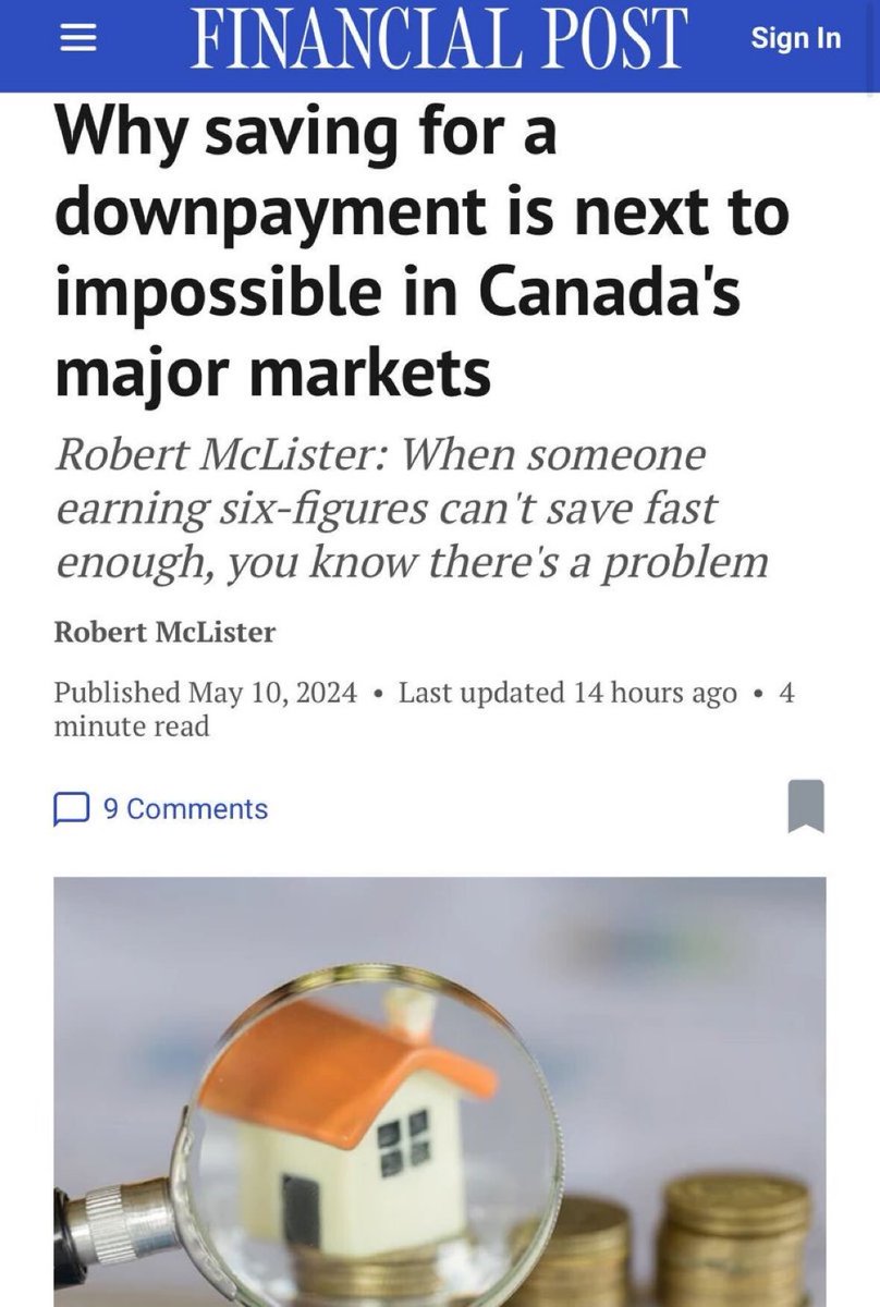 Trudeau / Freeland has denigrated the once iconic Canadian Dream of home ownership. Their polices & platform has created abject policy failures. He has exacerbated the housing affordability & availability issues.