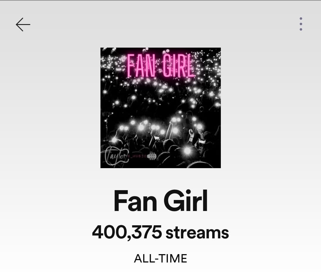 Fan Girl just hit 400K streams on Spotify. I've been writing and releasing songs since I was 14 but this one was the one that broke me into national airplay and I'll always be proud of it 🤟 #fangirl #Eurovision2024 #singersongwriter #irishartist #IndependentArtist