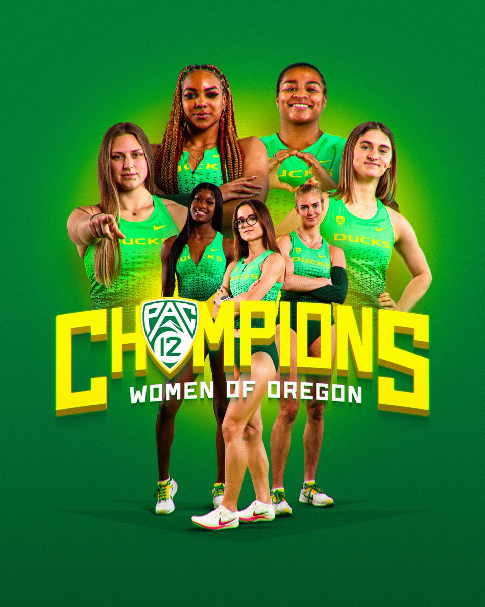 👑👑👑

For a third-consecutive year, and for the 14th time in program history, the Women of Oregon are the #Pac12TF CHAMPIONS‼

#GoDucks
