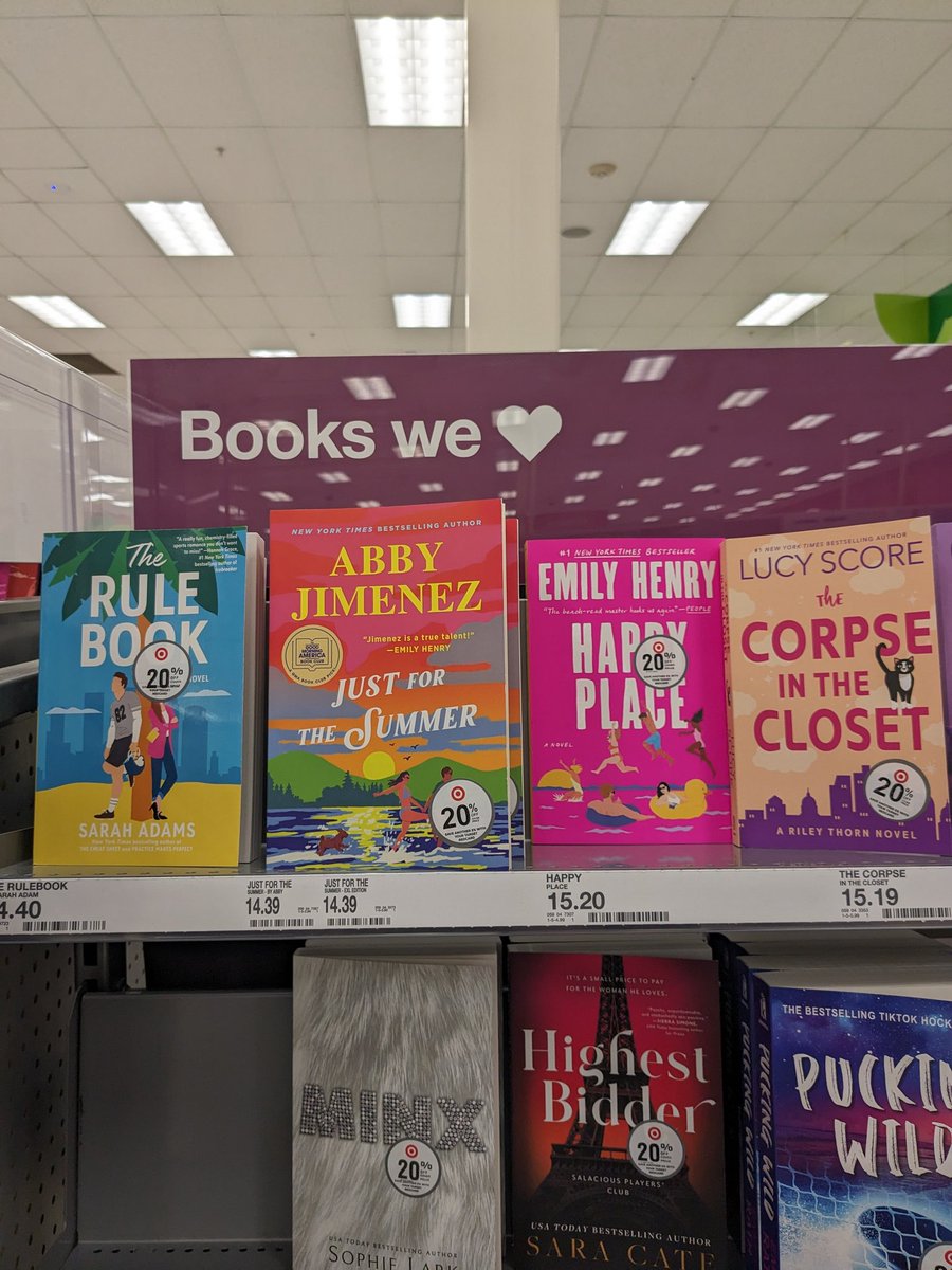 Abby Jimenez is back in stock! #target #justforthesummer