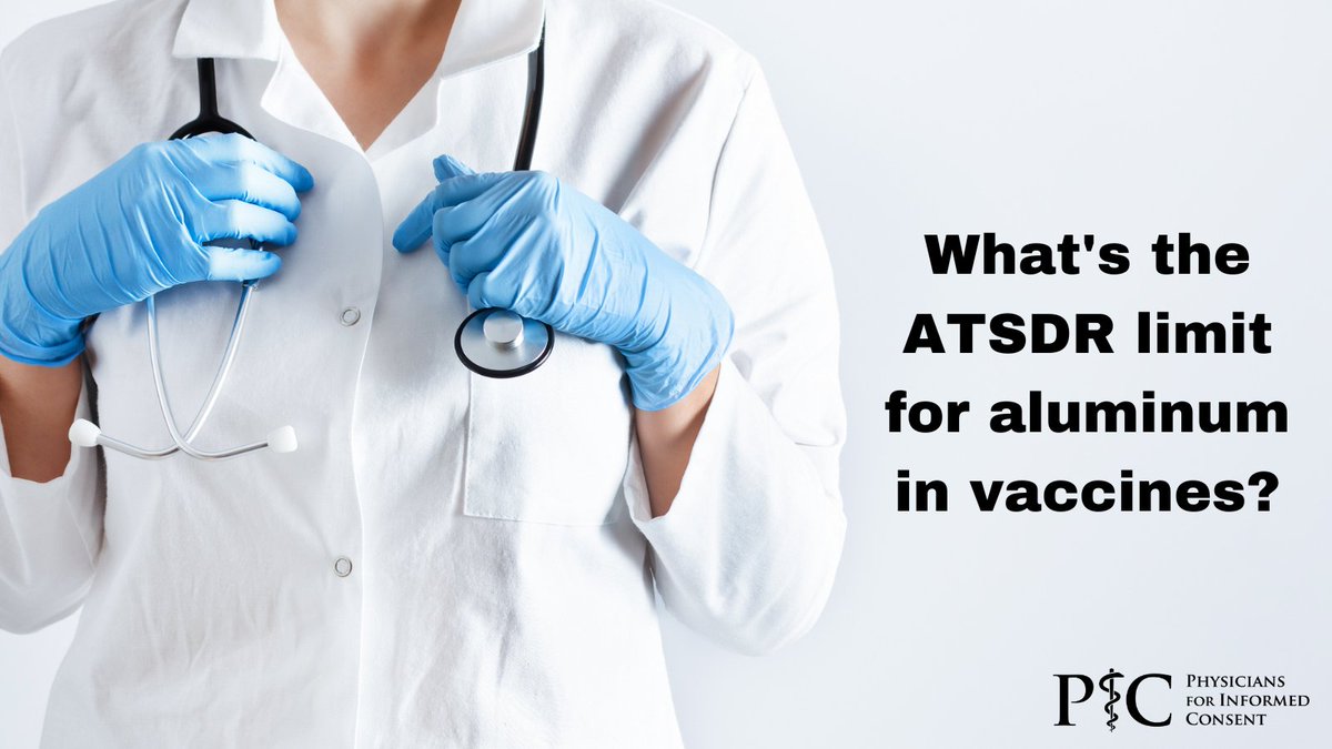 What's the ATSDR limit for aluminum in #vaccines?The ATSDR (ref. 2) used studies of neurotoxic effects of #aluminum to determine no more than 1 milligram per kilogram of body weight should be taken orally per day to avoid aluminum’s negative effects. More: picdata.org/aluminum