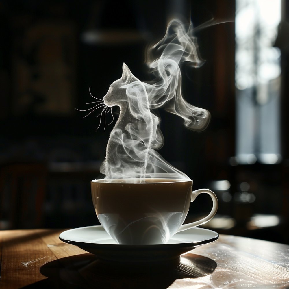 Wbzbu13WytaulAC's tweet image. ミッドジャーニーのおすすめプロンプトその46

「coffee cup on table, delicate, ethereal steam rising and forming shape of a 名詞 --ar 1:1 --v 6.0」

このプロンプトを使えば、コーヒーから出る蒸気の形を、指定したキャラクターに似せることができます。