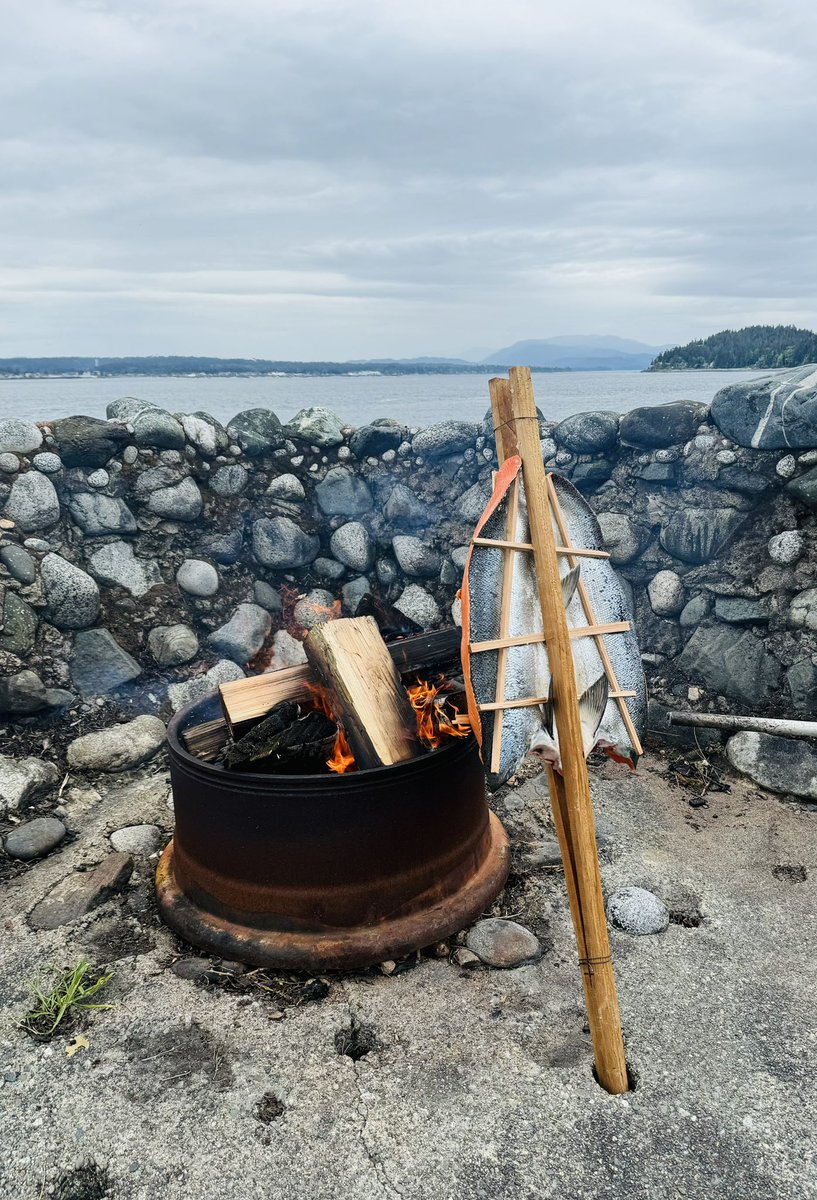 The beginning of cooking a #HappyMothersDay dinner on the Rez. 😋 (hope the 🌧️ holds off🤞🏼).😎