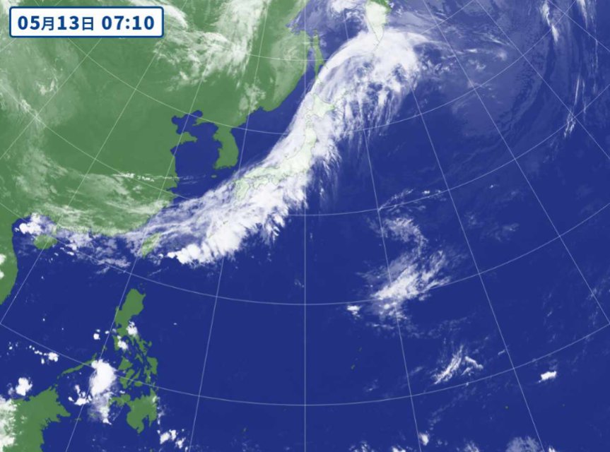 龍に呑み込まれる日本列島！
風雨強し、天候大荒れ！！