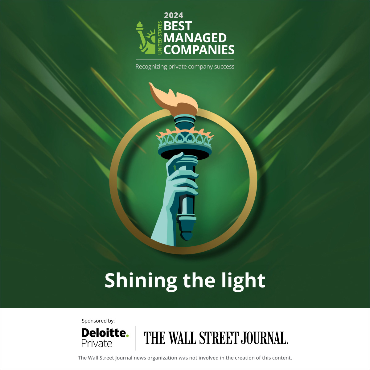 Congratulations to the 2024 #USBestManagedCompanies for their dedication to excellence. See the winners. #BusinessAwards deloi.tt/44xA5Wk
