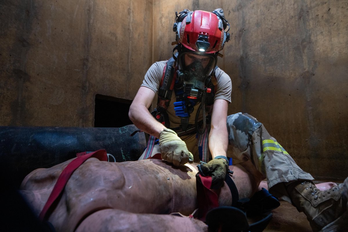 To the rescue! Soldiers with the 911th Technical Rescue Engineer Company put their abilities to the test during the Rescue Challenge search and rescue competition at the Arlington County Fire Training Academy in Arlington, Va.