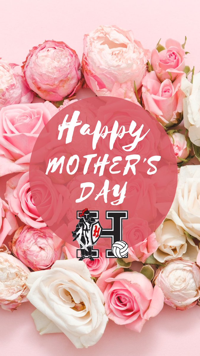 On behalf of #HanksVolleyball, may you all have a wonderful and blessed Mother’s Day. 🖤🩶❤️💐