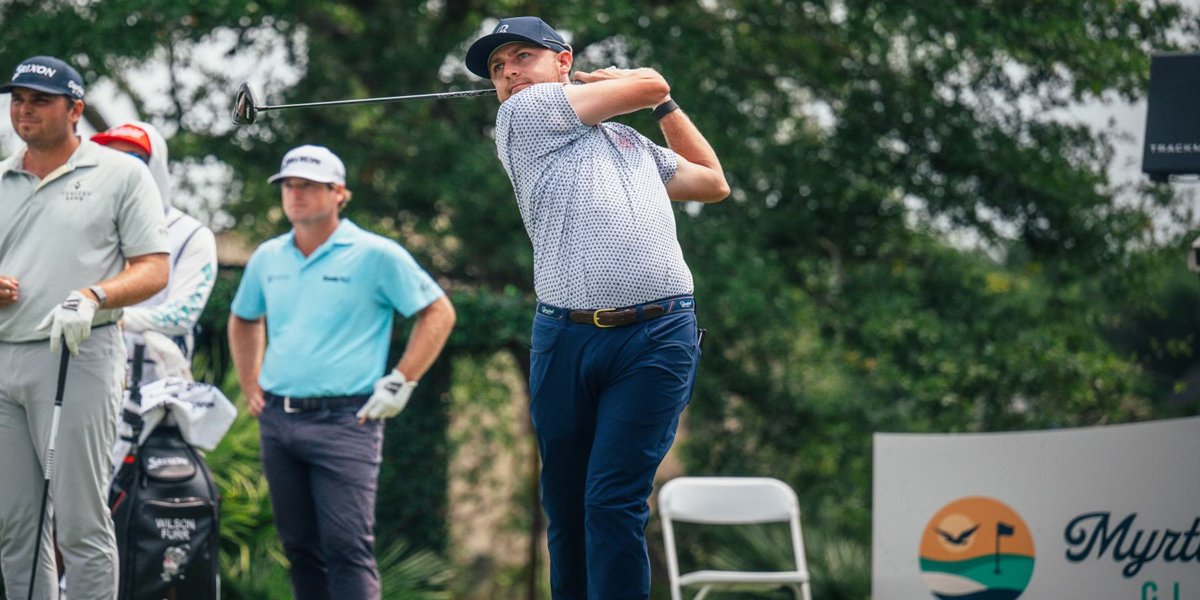 From Caddie to Contender: Docherty's $356K Myrtle Beach Payday Revives PGA Dream || Read Story: ow.ly/ZgsG50RCU06 @adocherty16 @MyrtleBeachCl