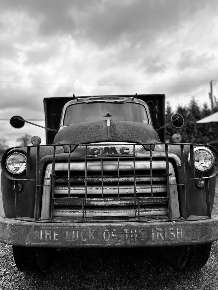 The Luck of the Irish #truck #farmyard #longisland #newyork #ny #photography #blackandwhite #monochrome